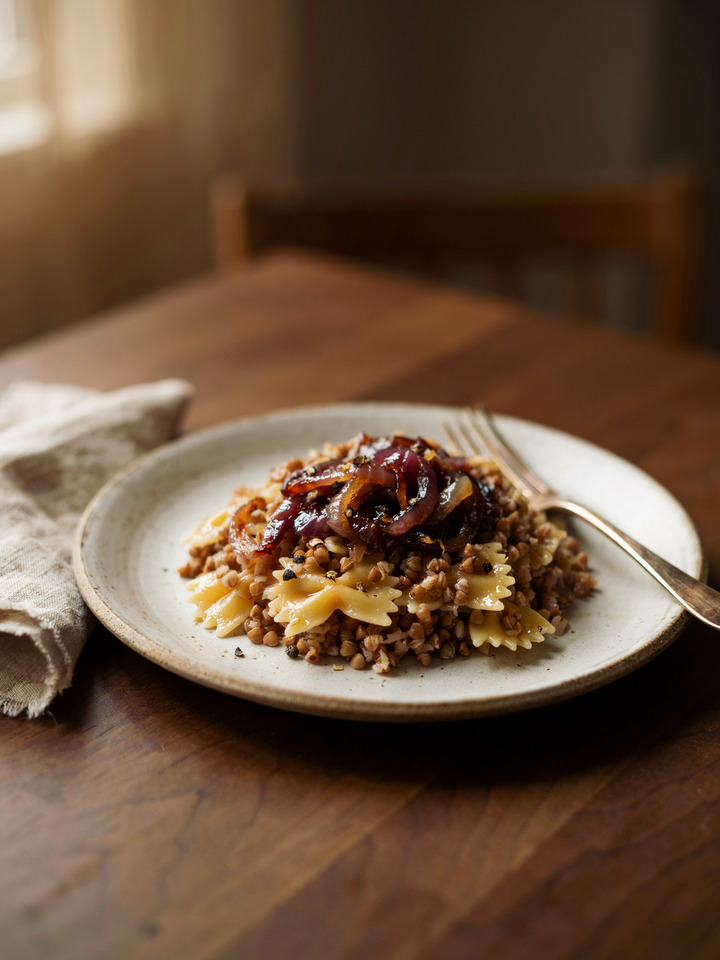Каша варнишкес (Kasha varnishkes)