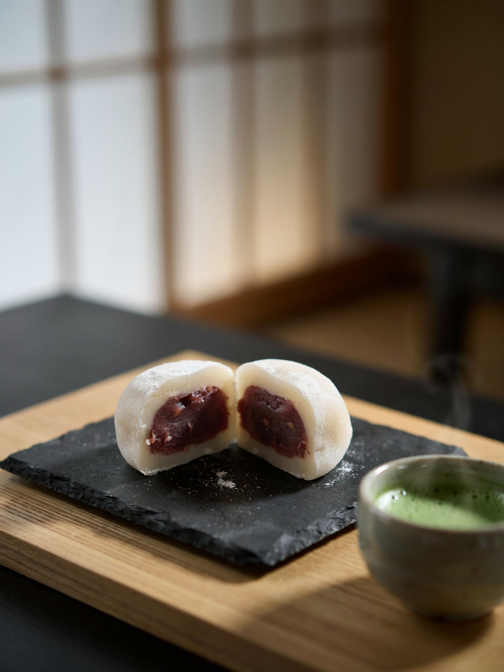 Дайфуку моти с пастой адзуки (Daifuku mochi)