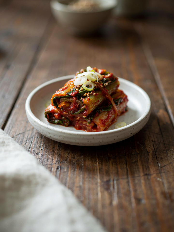 Кодыльбэги кимчи из горького латука (Godeulbaegi kimchi)