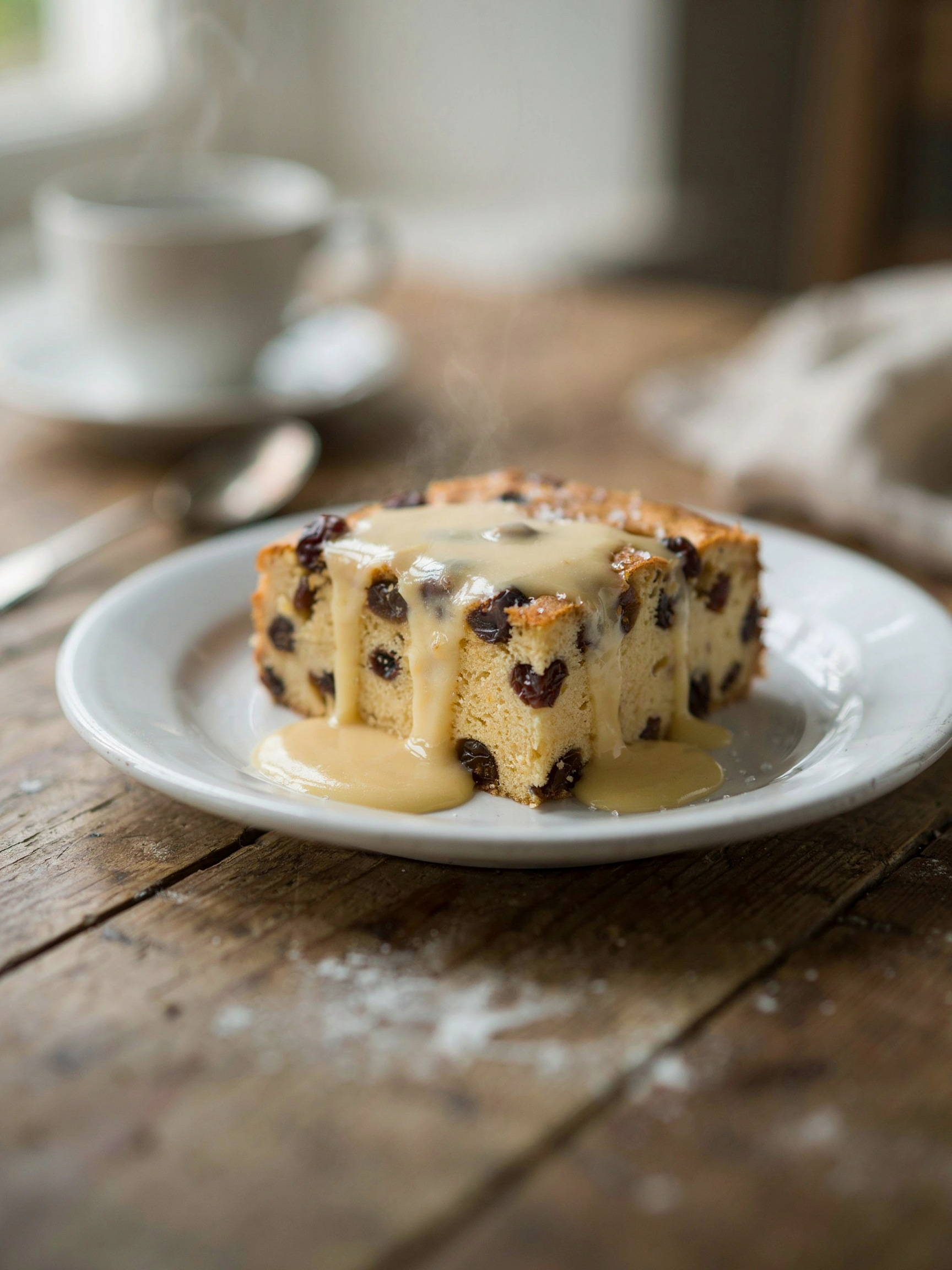 Спотед дик, паровой пудинг с изюмом (Spotted Dick)