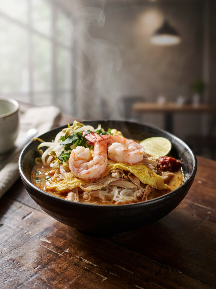 Лакса из Саравака (Sarawak laksa)