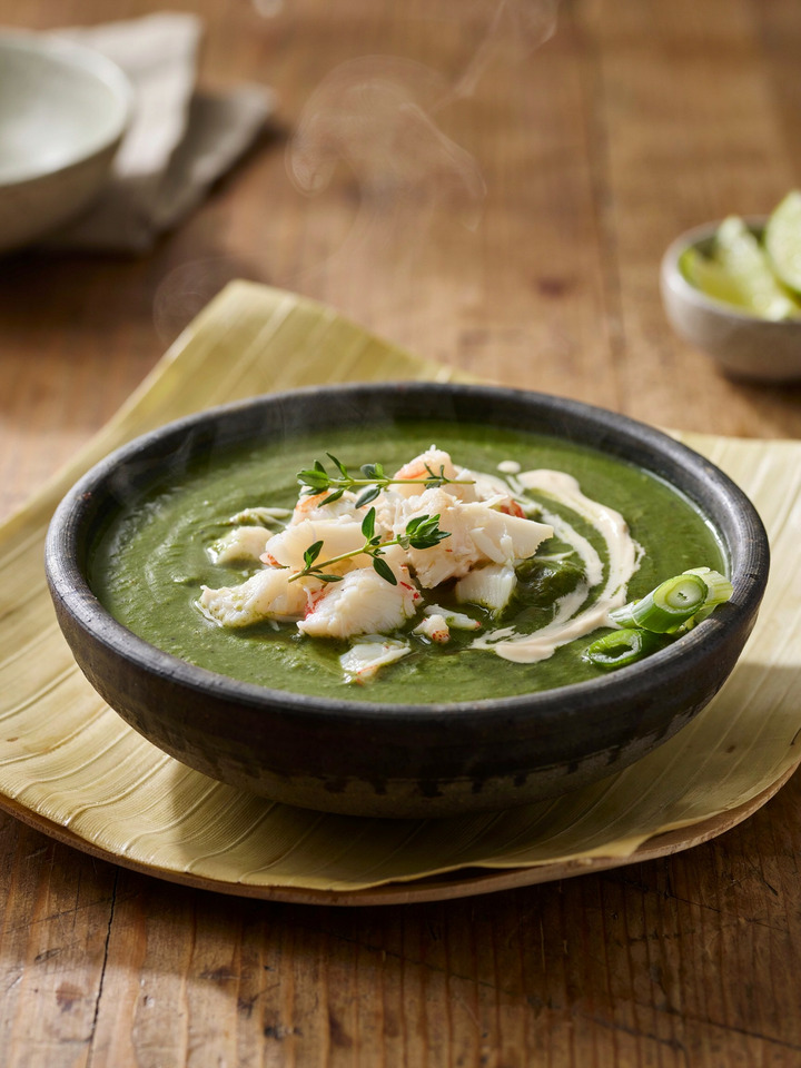 Суп каллалу (Callaloo soup)