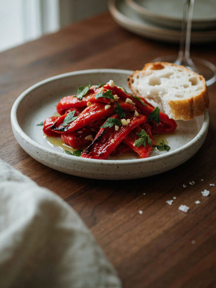 Салат из печёного перца по-хорватски (Salata od pečenih paprika)
