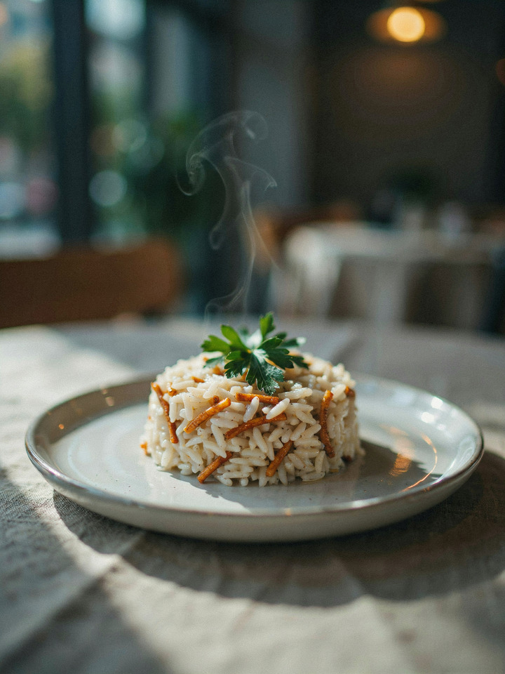 Рис с вермишелью (Şehriyeli pirinç pilavı)