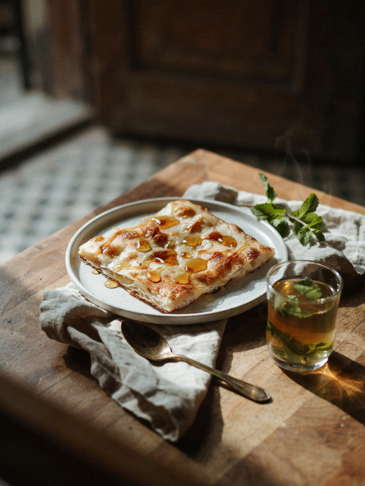 Лепёшка мсемен (Msemen)