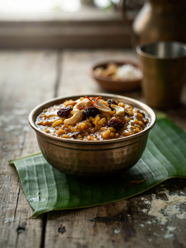 Сладкий понгал (Sakkarai pongal)