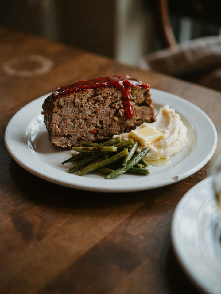 Мясной хлеб митлоф с глазурью (Meatloaf)