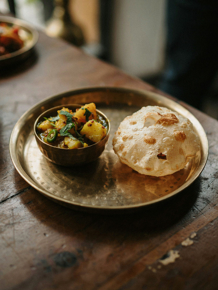 Пури, жареные пышные лепёшки (Puri)