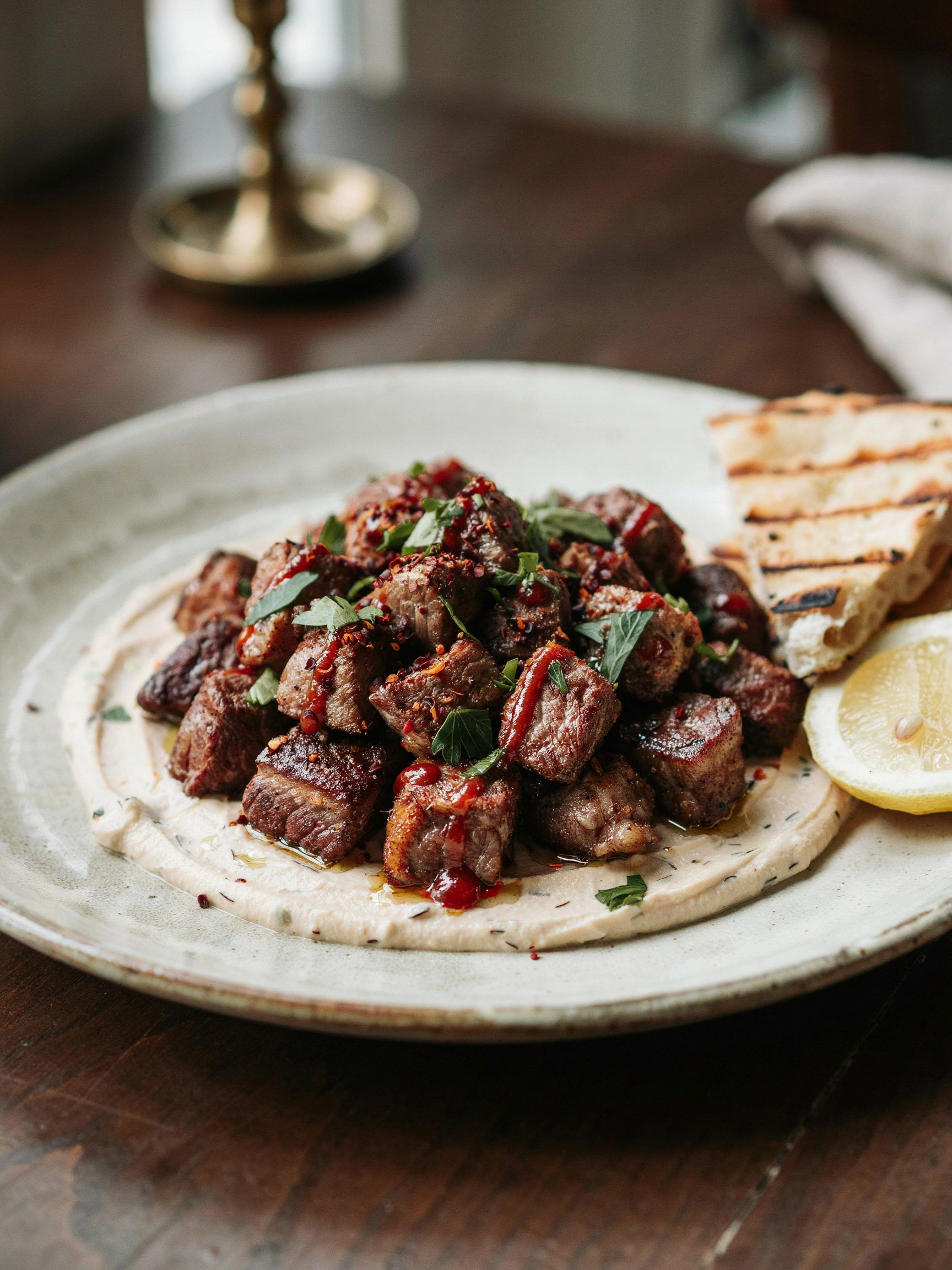 Али назик кебаб (Alinazik Kebabı)