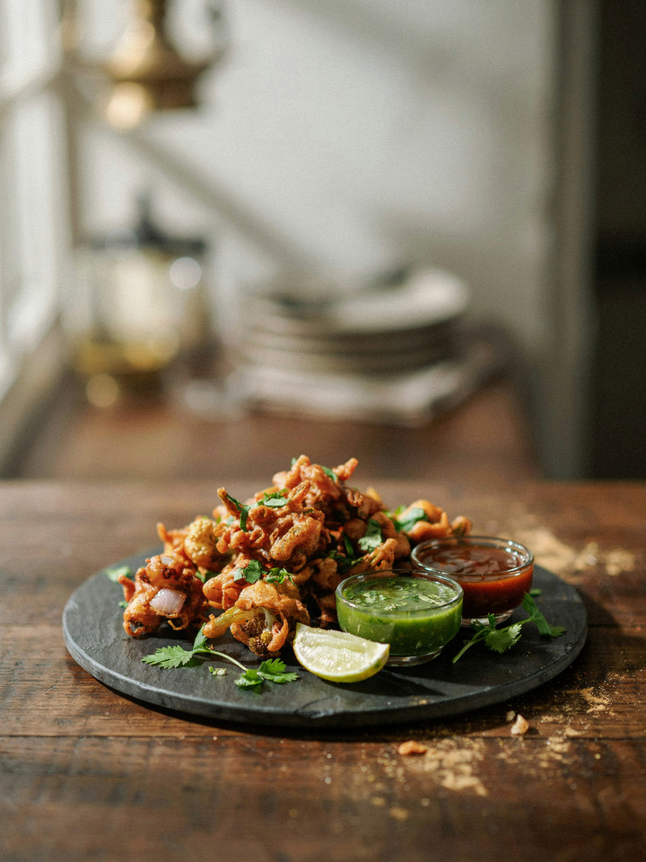 Овощные пакоры в нутовом кляре (Pakora)
