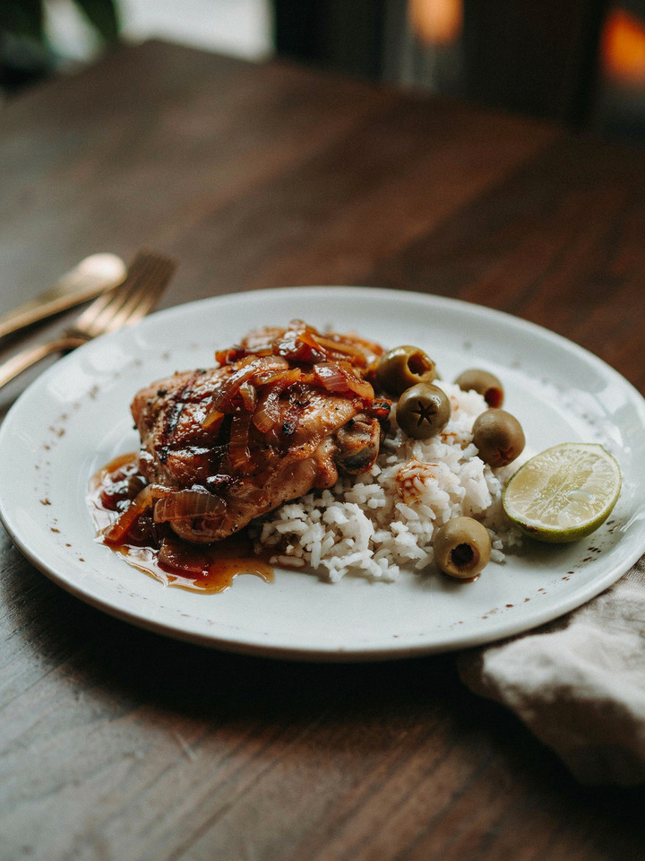Ясса с курицей (Yassa poulet)