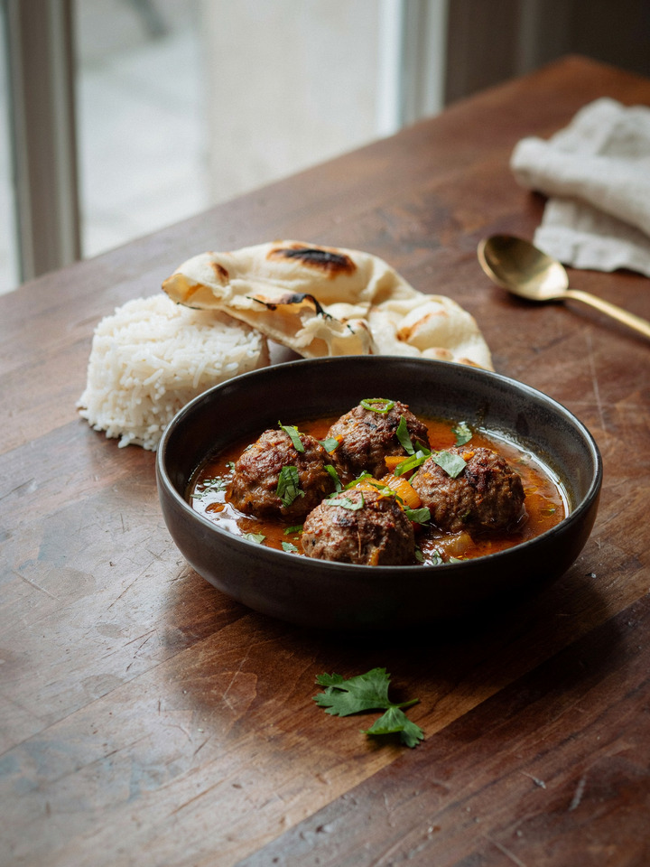 Кофта из баранины в соусе (Lamb Kofta Curry)