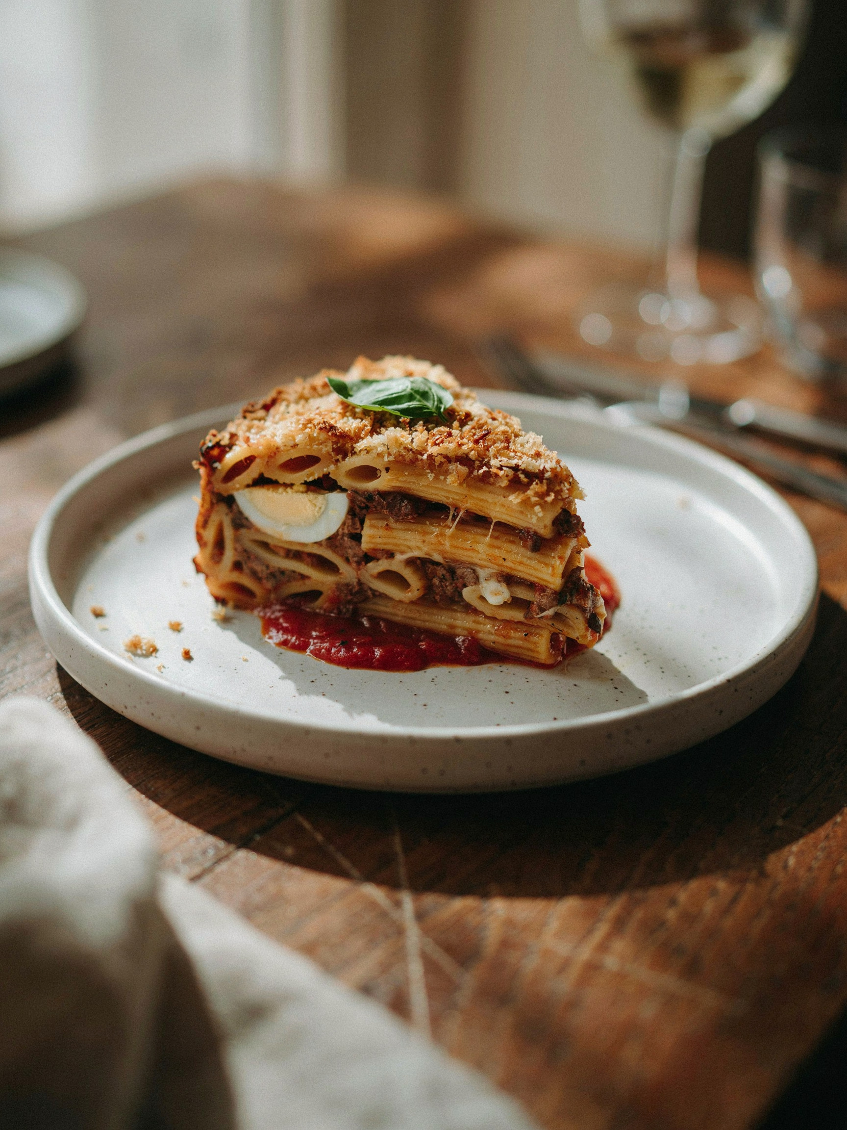 Тимбалло из пасты (Timballo)