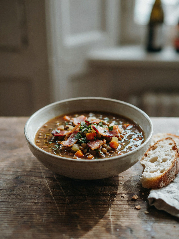Чечевичный суп (Soupe de lentilles)