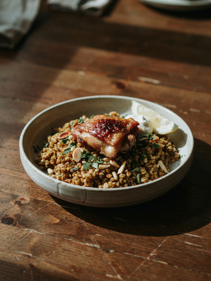 Фрике с курицей (Freekeh)
