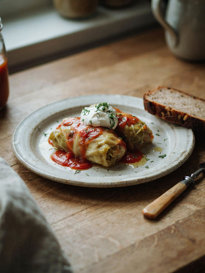 Голубцы с мясом и рисом
