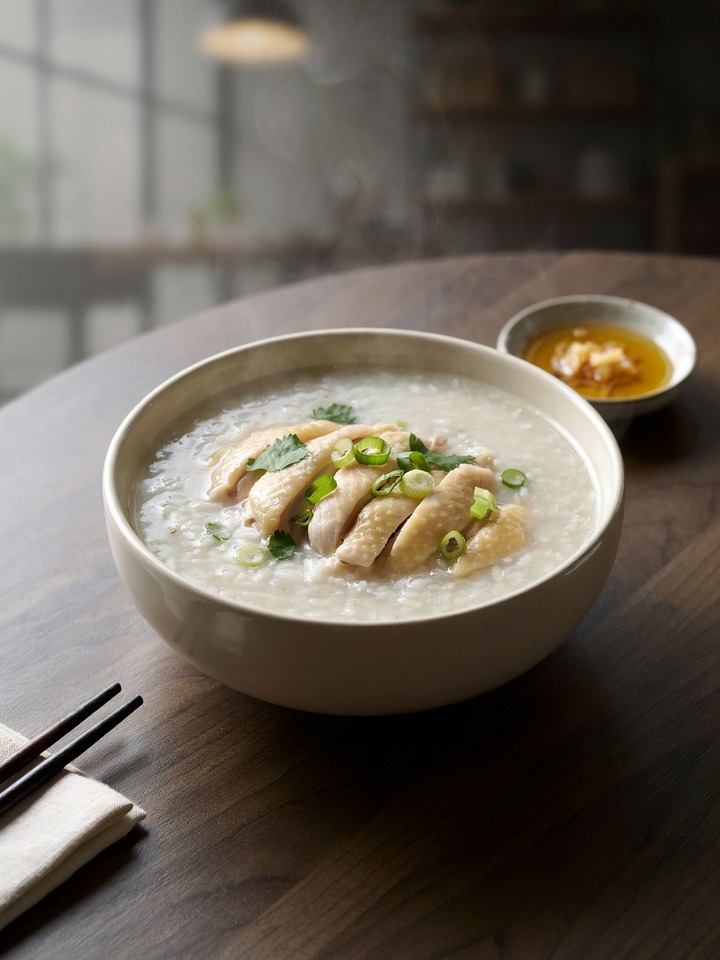 Хайнаньская рисовая каша с курицей (Jizhou)
