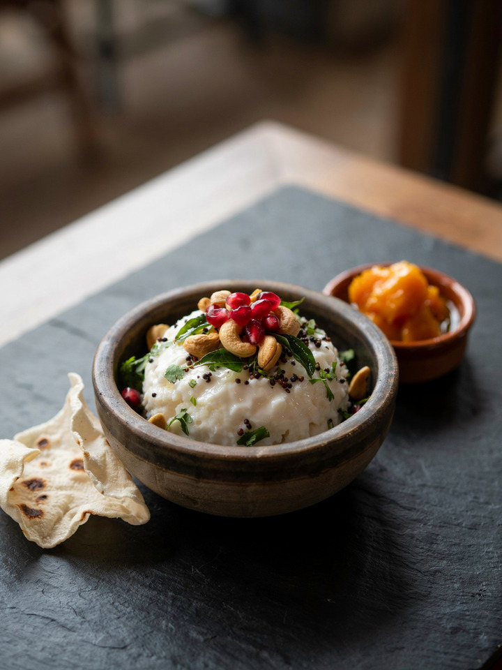 Творожный рис (Curd rice)
