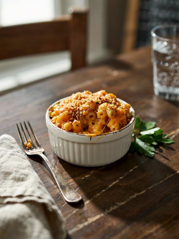 Макароны с сыром запечённые (Baked macaroni and cheese)