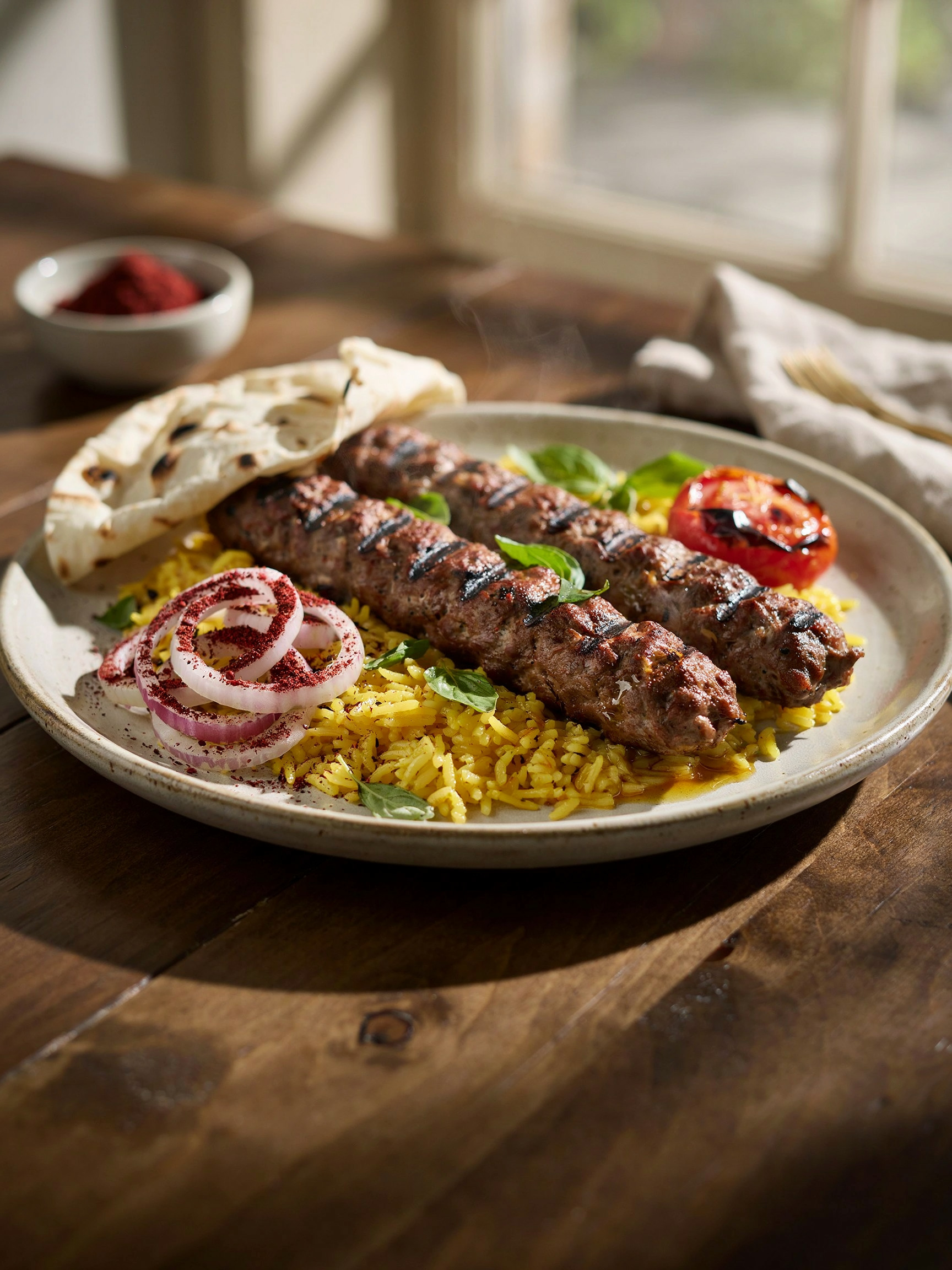 Кебаб кубиде (Kabab Koobideh)