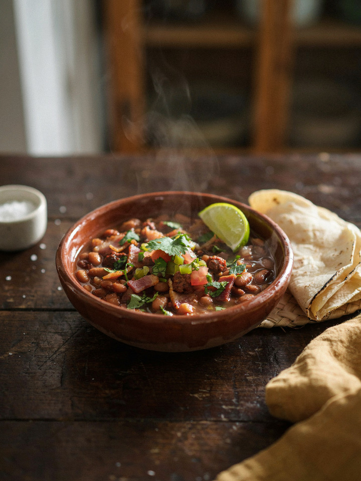 Фрихолес чаррос (Frijoles charros)