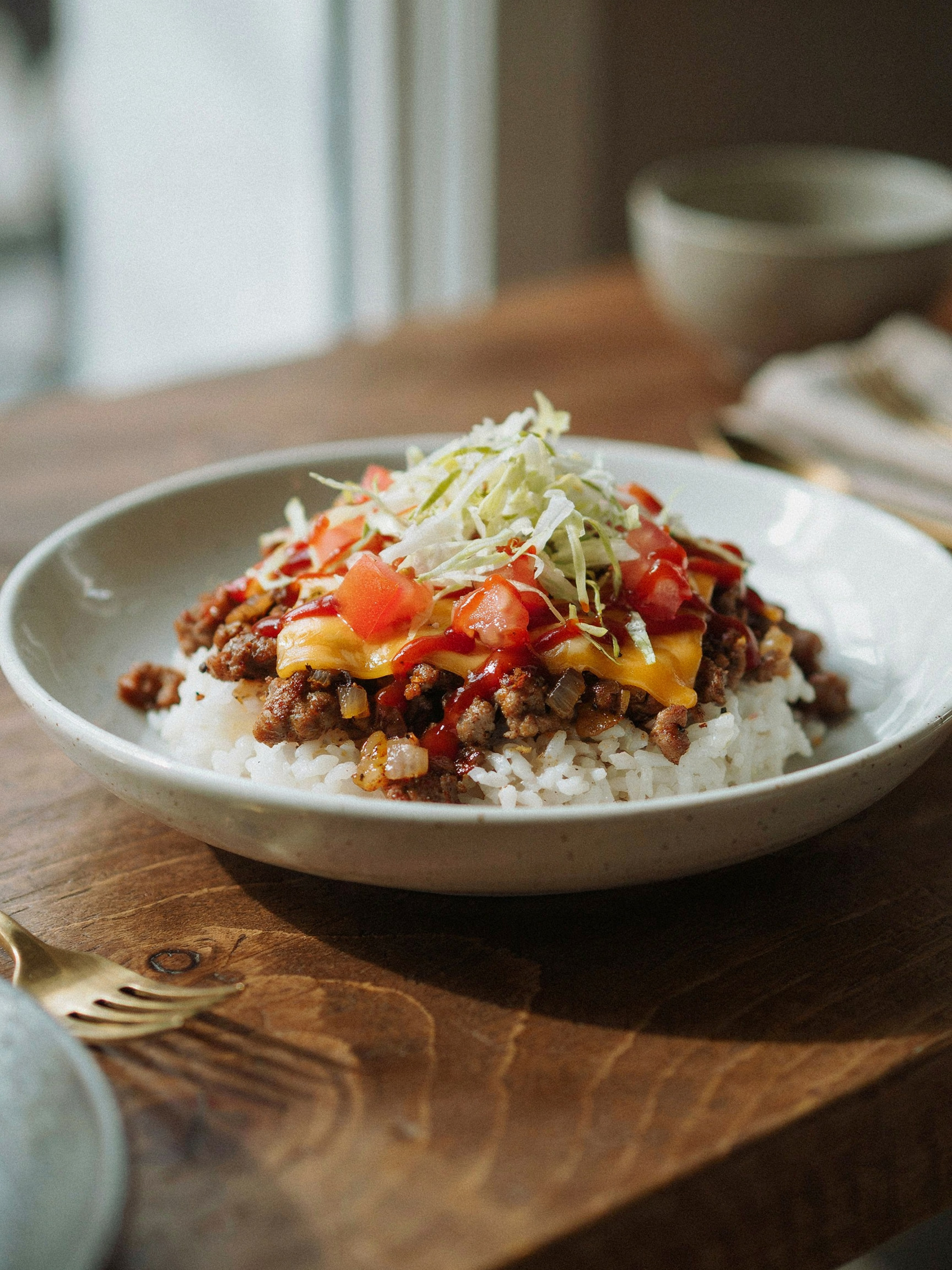 Тако райс по-окинавски (Taco Rice)
