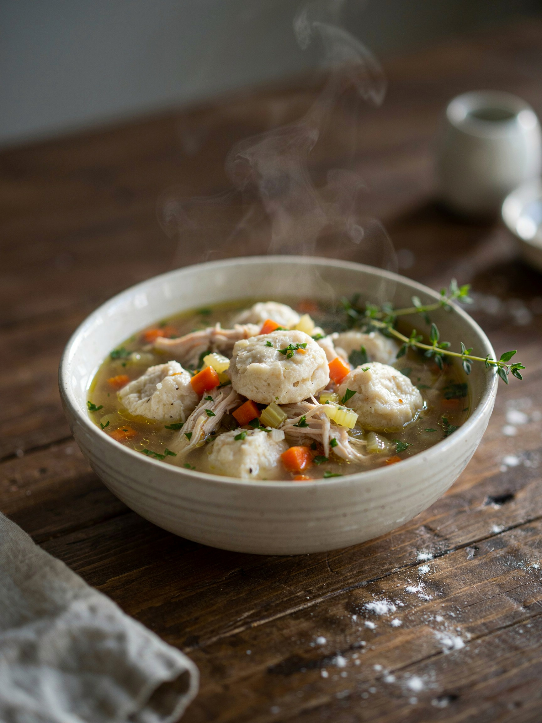 Курица с клёцками (Chicken and Dumplings)