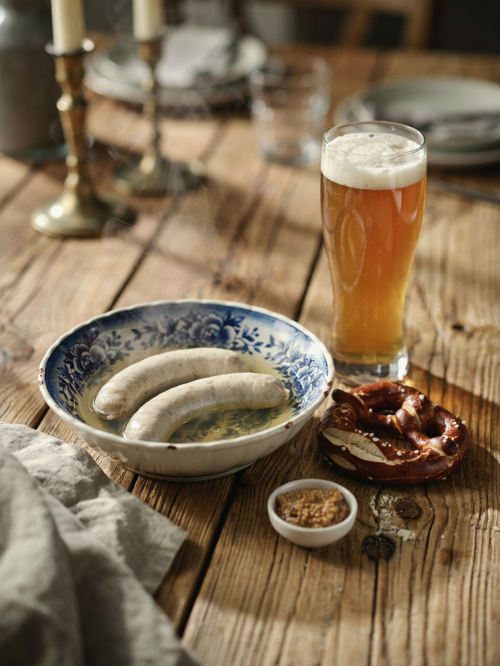 Белые баварские колбаски (Weißwurst)