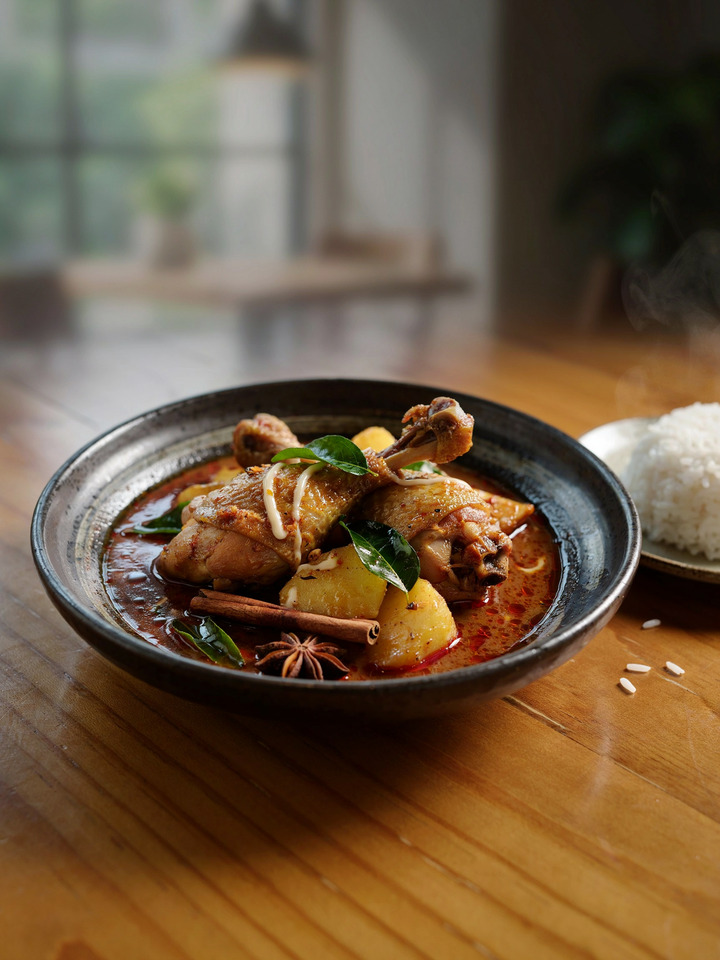 Куриный карри по-малайски (Kari ayam)