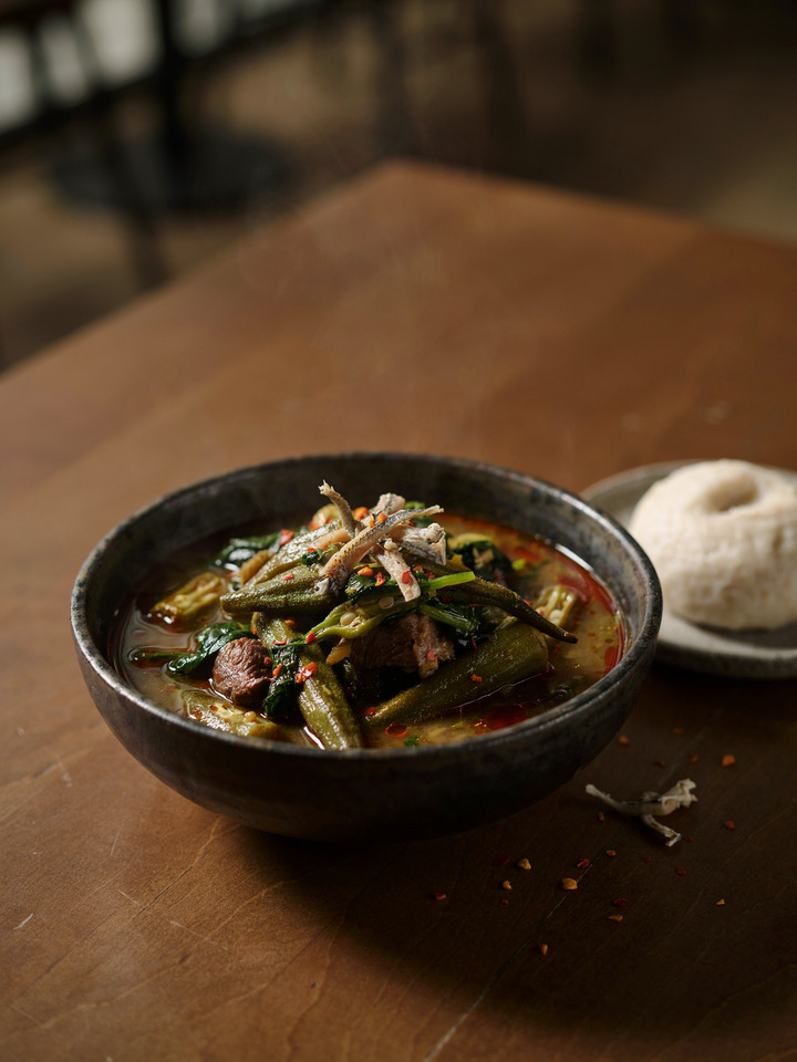 Окро-суп из бамии (Okro soup)