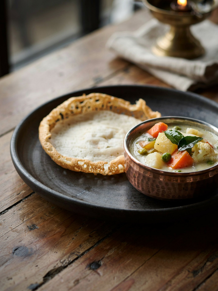 Аппам, кружевные рисовые блины (Appam)